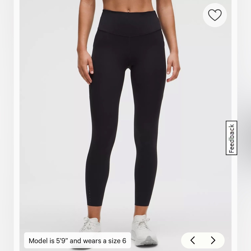 Lululemon Fast and Free Tight in Black